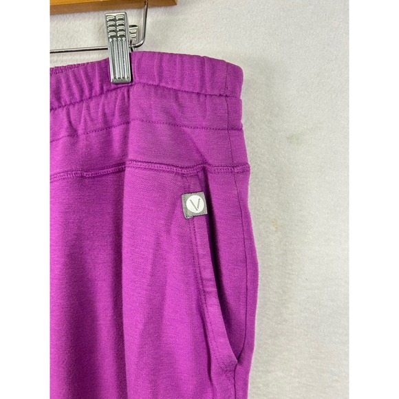 LIVI Active Purple Jogger Sweatpants Women's Size 14 16 Drawstring Elastic Waist - Picture 7 of 9